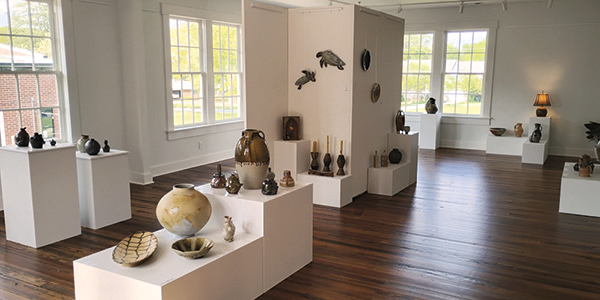 2 Contemporary Woodfire Potters of Georgia exhibition at the Winterville Cultural Center Gallery.