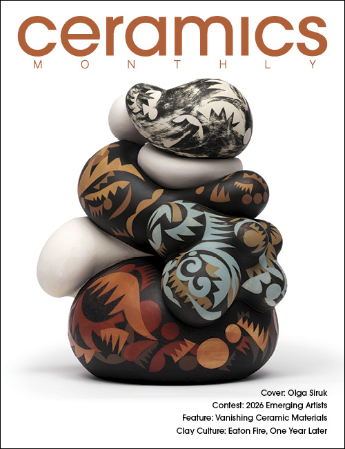May 2026 Ceramics Monthly front cover