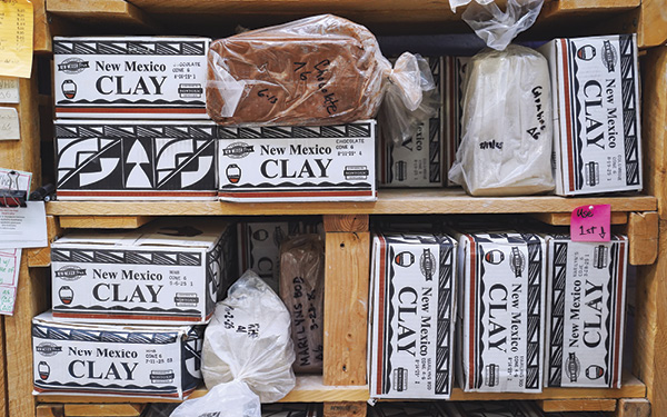 7 Ceramic artists harvest their own clay in the mountains outside of Santa Fe and also source clay from New Mexico Clay company.