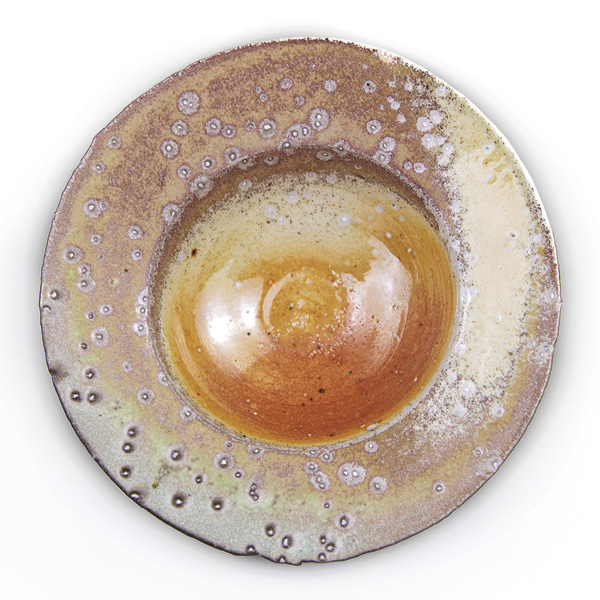 2 Cruz Quintero's Pasta bowl, 7 in. (17.7 cm) in diameter. Ceramic, fired to cone 10 in a soda kiln.