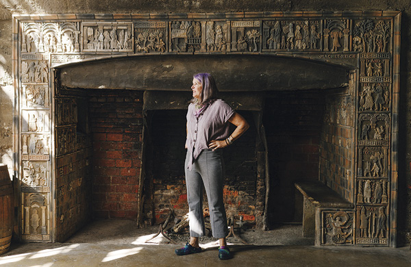 2 Katia McGuirk, executive director of the Tileworks of Bucks County, operator of the Moravian Pottery and Tile Works. Photo: Bridge Street Creative.