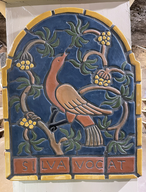 14 Glazed Silva Vocat tile. Photo: The Tileworks of Bucks County. Photo: The Tileworks of Bucks County.