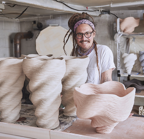 Philip Soucy in his studio.