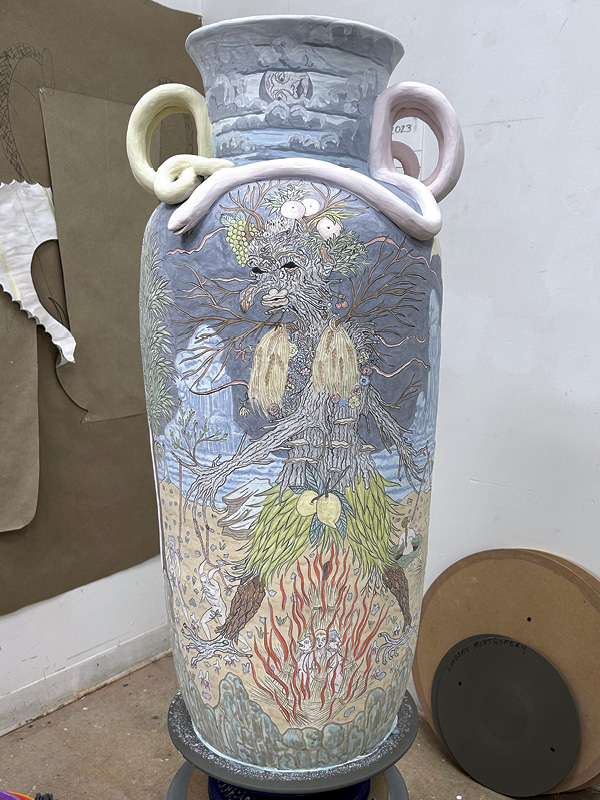 8 Continue painting to develop depth and complexity.