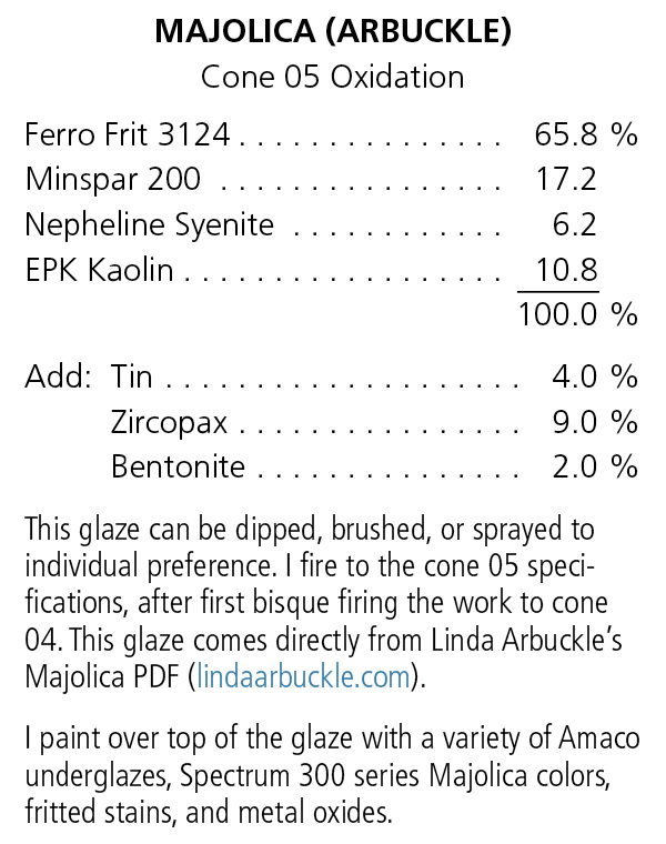 Majolica (Arbuckle) recipe