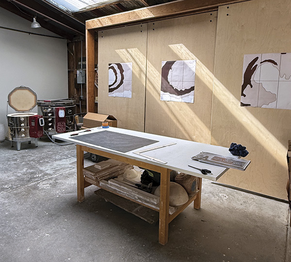 Interior view of La Haye Art Center.