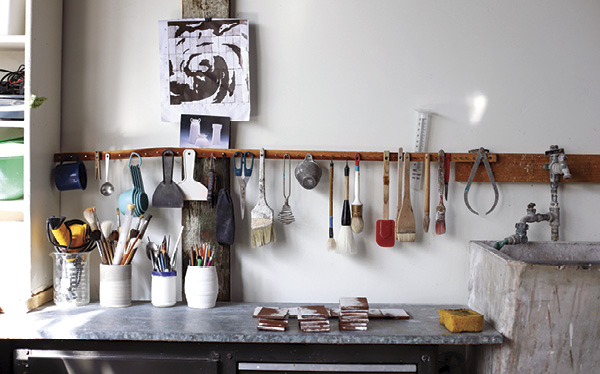 Interior view of La Haye Art Center.