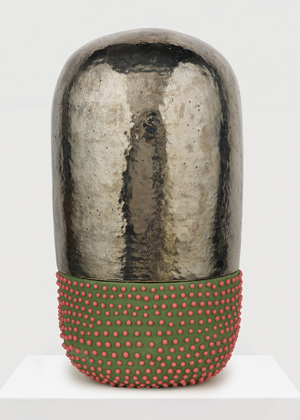 1 Theo Hirschfield’s Euphorbia 1, 11½ in. (29.2 cm) in height, ceramic, glaze, 2026. Photo: Yubo Dong.