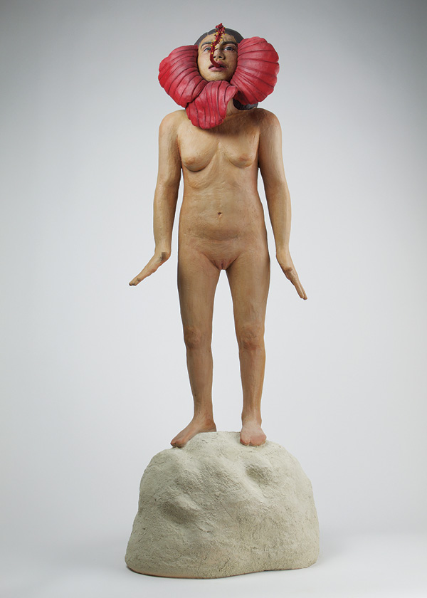 3 Michelle Solorzano’s La Cayena Me Comio La Lengua, 22 in. (56 cm) in height, ceramic, mixed media, 2022.