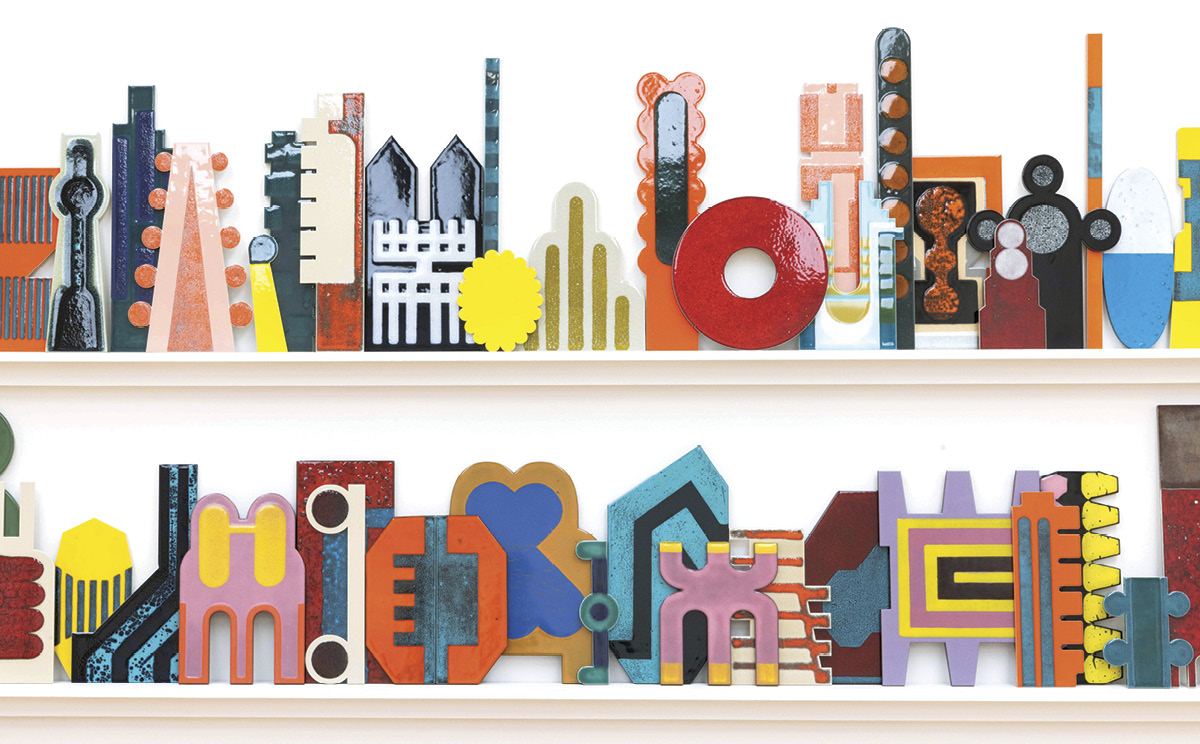 4 Lubna Chowdhary’s Certain Times (installation view), glazed ceramic, 2021. Erratics, at MIMA, 2022. Photo: Rachel Deakin.