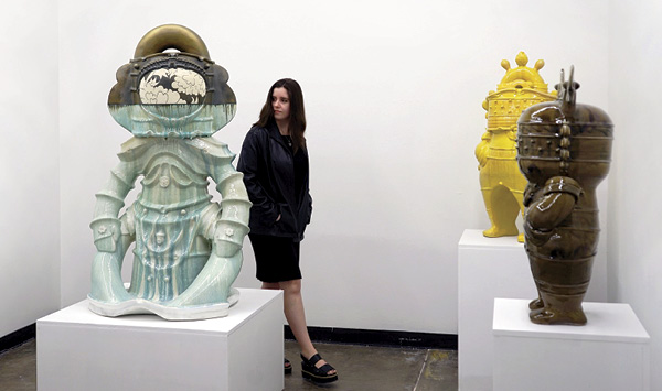 6 Guardian installation at Ivester Contemporary in Austin, Texas.