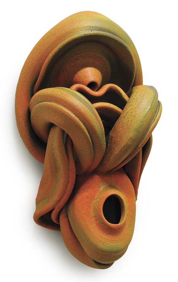 1 Hunter Stamps’ Resonant Bloom, 16 in. (40 cm) in height, ceramic, 2026.