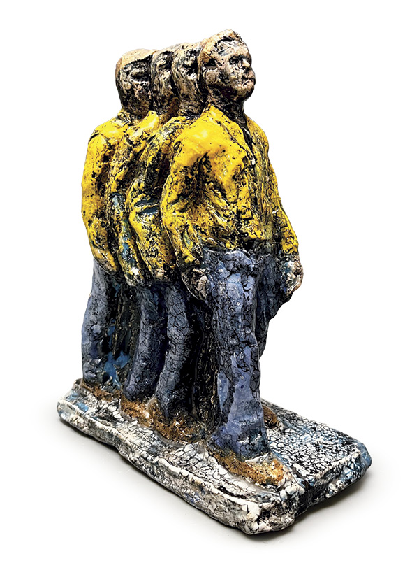 5 Richard Chung’s M-133 (Motion Series), 8 in. (20 cm) in height, ceramic, glaze, 2026.