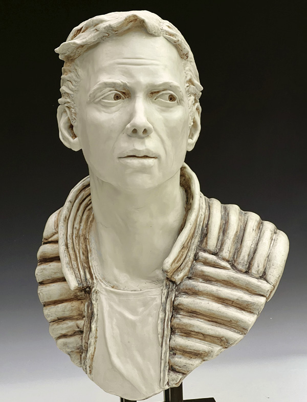 2 Bob Clyatt’s Askance, 21½ in. (54.6 cm) in height, porcelain, glaze, 2026.