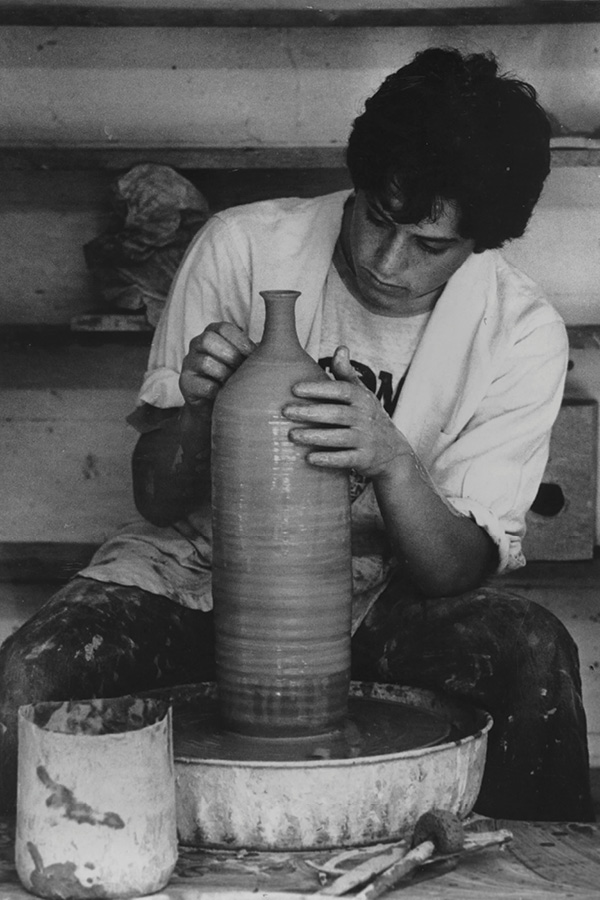 1 Jonathan Adler as a teenage potter.
