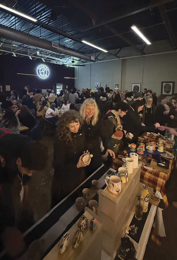 6 The audience packed Brewery Faisan in Detroit, 2026.