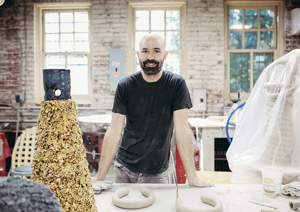 Daniel Shapiro in his studio.