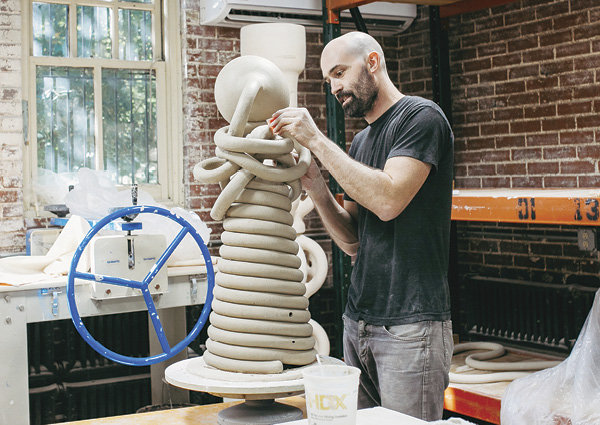 Daniel Shapiro in his studio.