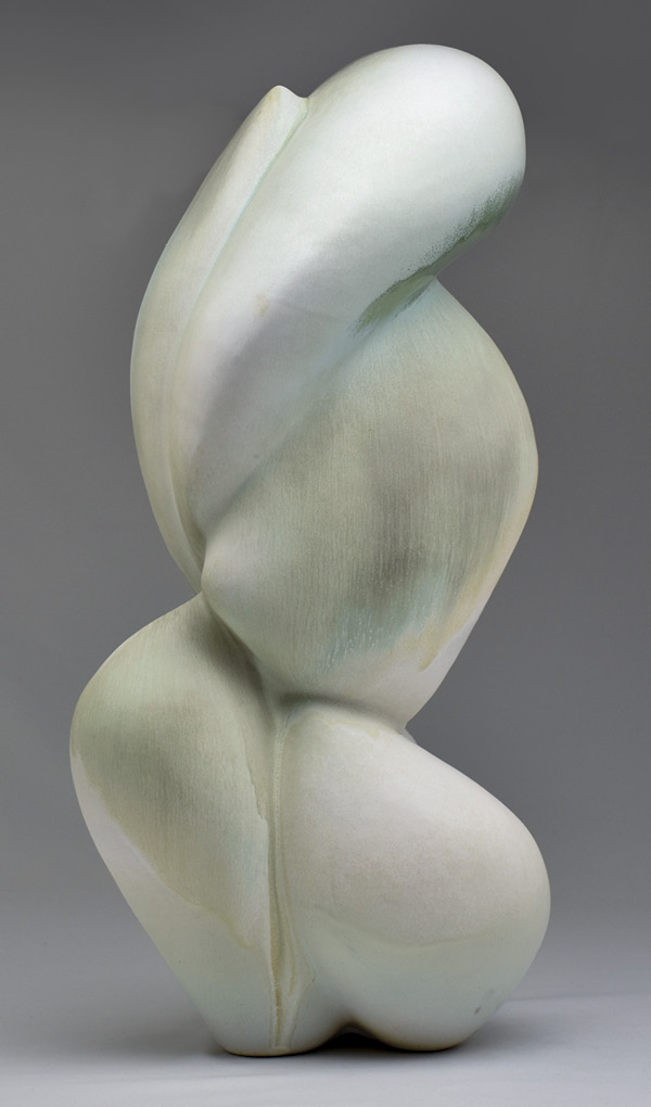 3 Jessie Kristy’s Sovereignty, 32 in. (81.3 cm) in height, coiled stoneware, glaze, 2023.