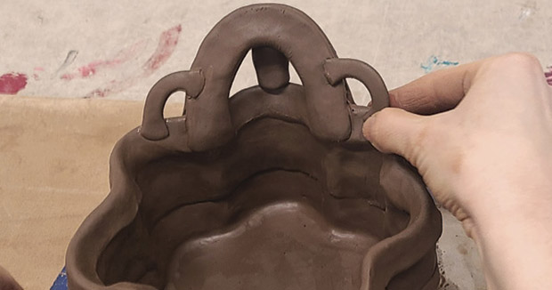 How to Make a Basket Using Slab, Coil, and Pinching Techniques