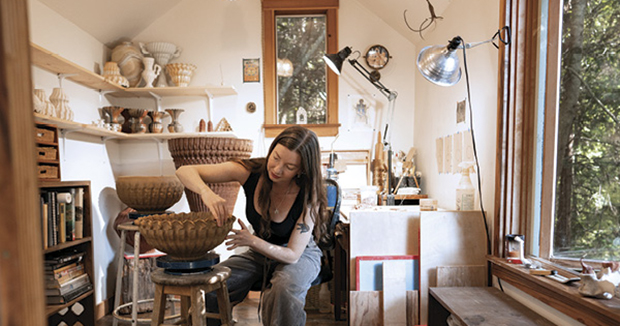 A Visit to Grace Potter's Dreamy Studio in the Redwoods