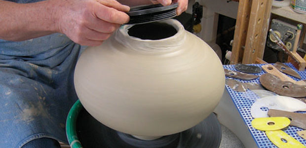 How to Throw a Cylinder on a Budget Pottery Wheel. Pottery Wheel Lessons. 