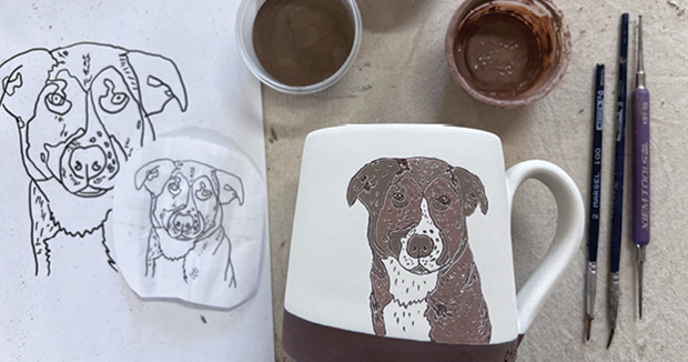 How to Make Reusable Templates for Transferring Drawings to Pots