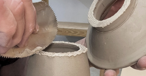 How to Make a Tall Two-Part Vase with Buttress Details