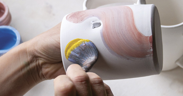 How to Create Watercolor-Inspired Brushwork with Underglazes