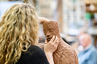 Image of Andrea Keys Connell Demonstrating during the Bascom Clay Symposium