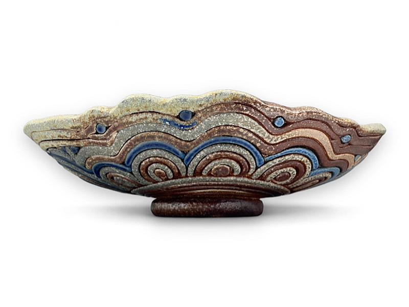 Image of coiled ceramic bowl by Ann Marie Cooper.