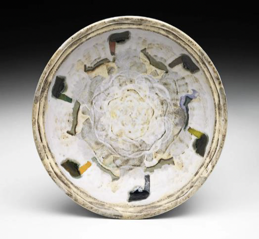 image of a plate made by ceramic artist Sanam Emami