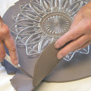 Creating Plates and Bowls Using Glass Molds by Lou Roess