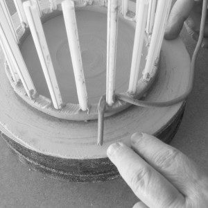 Making a Clay Twined Basket by Donna Sparks