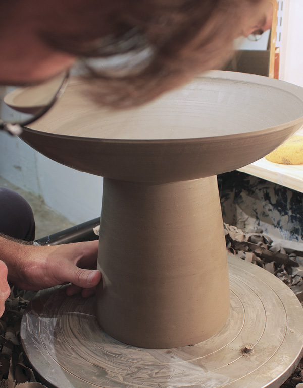 16 Once assembled, allow your piece to dry slowly before bisque firing and glazing.