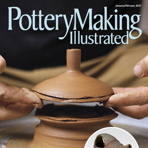 January/February 2025 Pottery Making Illustrated front cover thumbnail