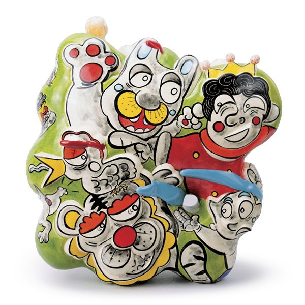 Huey Lee's Whimsical Daydreaming, 15½ in. (39.4 cm) in height, stoneware, 2025.