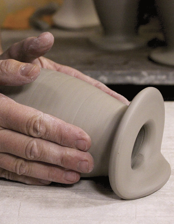 12 Gently tap the entire form on a board to flatten the back side.