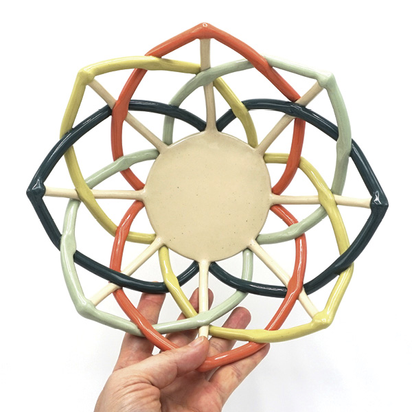Sarah German's woven basket.