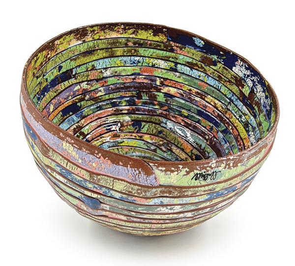 Stephen Biggerstaff's Rag Rug Bowl.