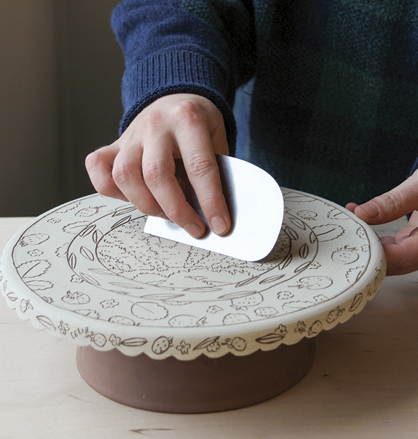 handmade cake stand