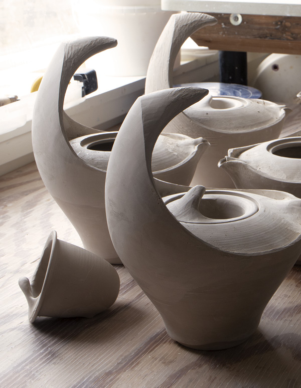 18 Play musical chairs with the lids and teapots to find the closest fit.