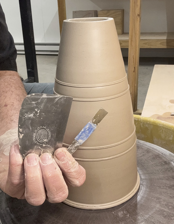 2 Tools for banding: Cut down ribs or use ones that have sharp corners.