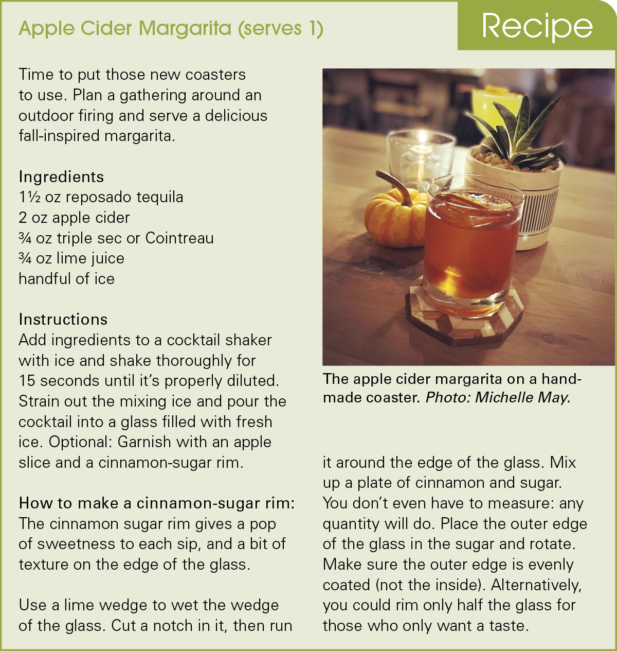 Apple Cider Margarita recipe