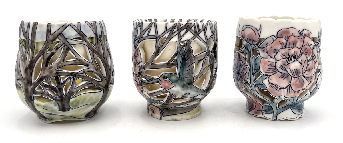 Autumn Higgins' Double-Walled Luminaries.