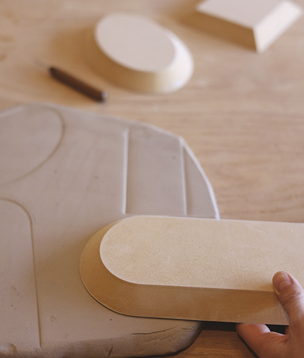 3 Trace templates for precise shapes, or cut organic forms freehand.