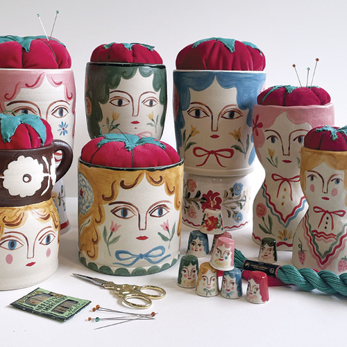 Pincushion People and Thimble Friends by Corinne Lent article thumbnail