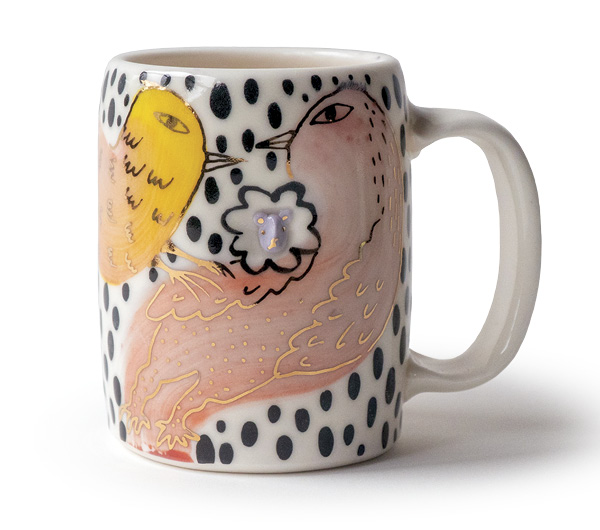 Sarah Leckie's finished mug.