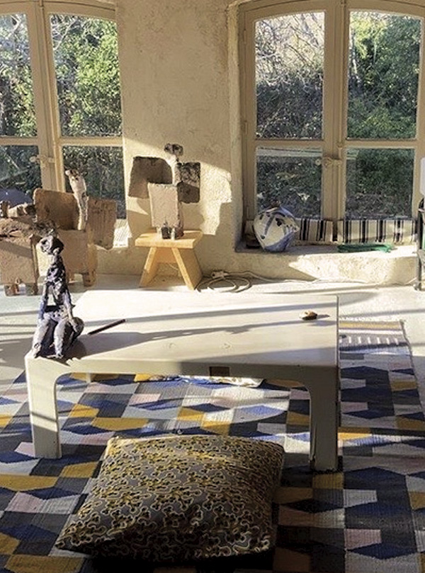 2 French artist, Nelly Bonnand’s studio. Photo: Courtesy Nelly Bonnand, @nellybonnand, www.nellybonnand.com.*