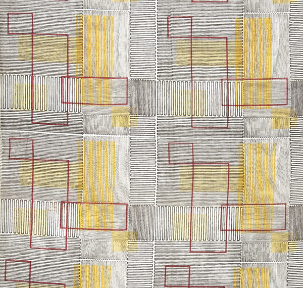 16 A. Joel Robinson’s Sample, Glen Plaid. Photo: Courtesy of the Cooper Hewitt, Smithsonian Design Museum. A. Joel Robinson ((American, b. 1923)); Made for L. Anton Maix, Inc. (United States); cotton; H × W: 90.2 × 64.8 cm (35½ × 25½ in.); Museum purchase from General Acquisitions Endowment Fund; 2019-23-1.